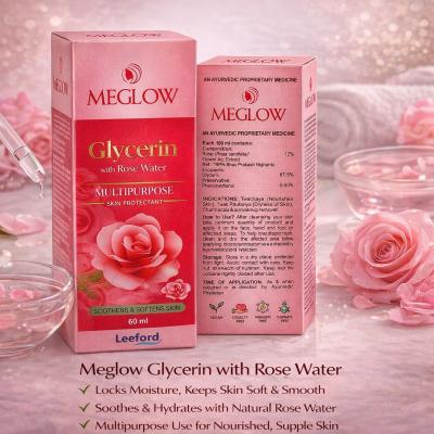MEGLOW GLYCERIN WITH ROSE WATER
